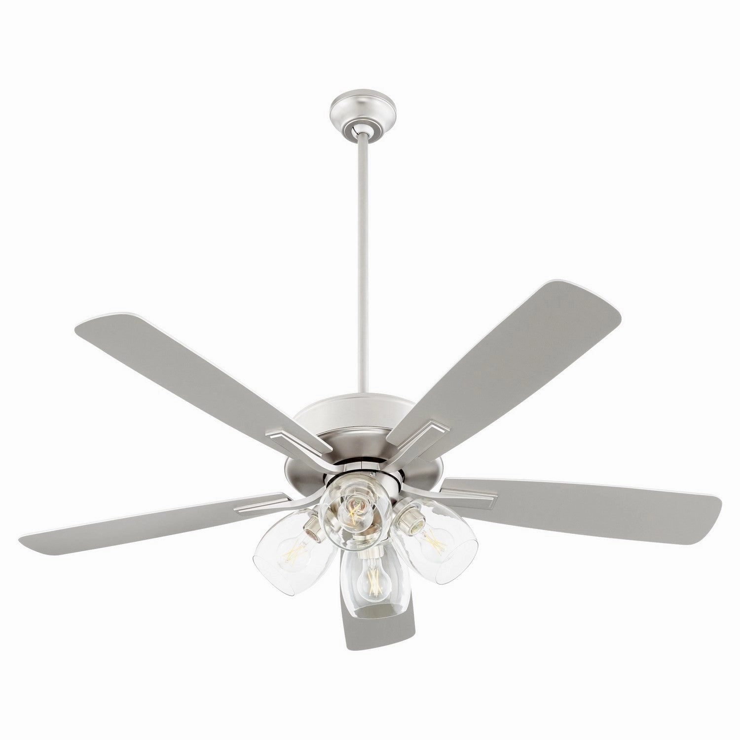 Quorum Ovation | Indoor Ceiling Fan with 7W A19 & 3 speed pull chain