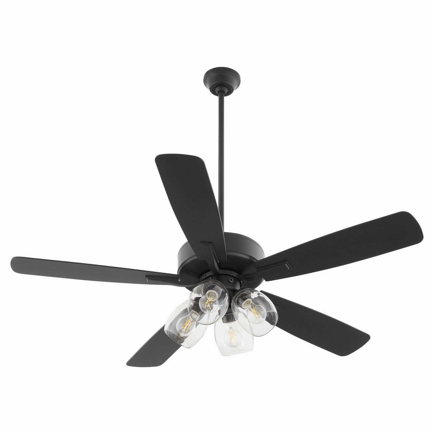 Quorum Ovation | Indoor Ceiling Fan with 7W A19 & 3 speed pull chain