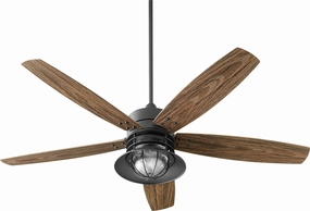 Quorum Portico 60" Outdoor 9W LED Patio Fan with Wall Control Ceiling fan with adjustable speed settings