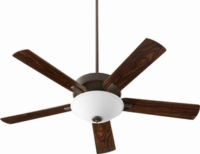 Quorum Premier 52" 28W LED Pull Chain Indoor Ceiling Fan Ceiling fan with adjustable speed settings