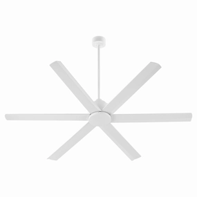 Quorum Titus Indoor/Outdoor DC LED Ceiling Fan with 18W LED and Wall Control powerful indoor fans for whole-room cooling