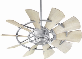 Quorum Windmill 44" Indoor DC Farmhouse Ceiling Fan with Remote Ceiling fan with adjustable speed settings