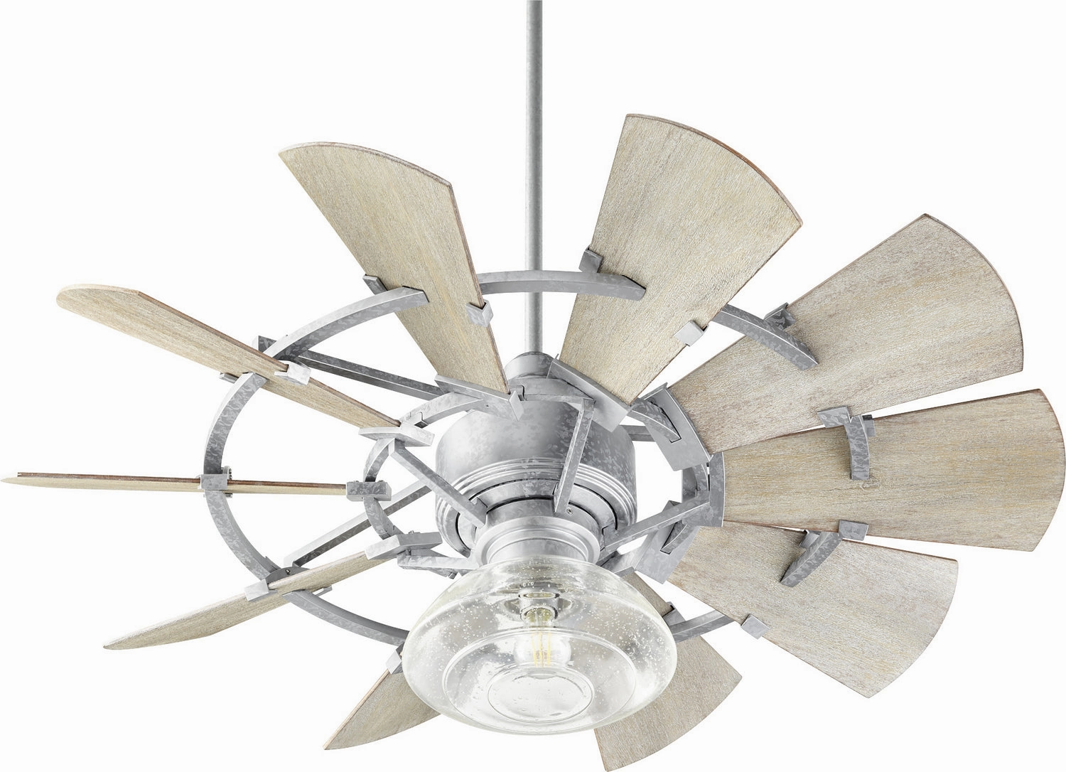 Quorum Windmill 44" Indoor DC Farmhouse Ceiling Fan with Remote