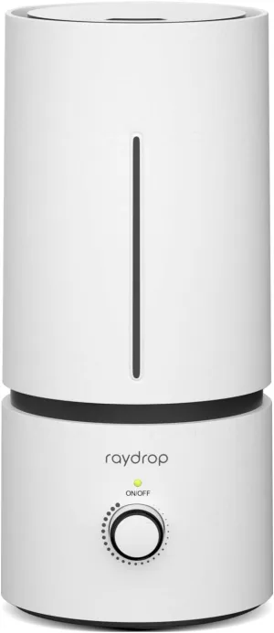 raydrop Cool Mist Humidifiers for Home Babies, 1.70 L Quiet and Small Ultrasonic Humidifier for Bedroom Nightstand, Space Saving, Auto Shut Off - (0.45 Gallon, US 110 V) Desktop fan with humidification feature