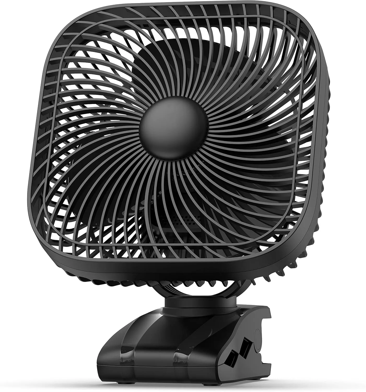 Rechargeable Portable Fan with Light, 8-inch Battery Operated Clip on, 20000mAh 78 Hours Work Time, Quiet, Strong Airflow USB, 4 Speeds Personal, Ideal for Outdoor Camping Hurricane 360-degree rotating fan for home use