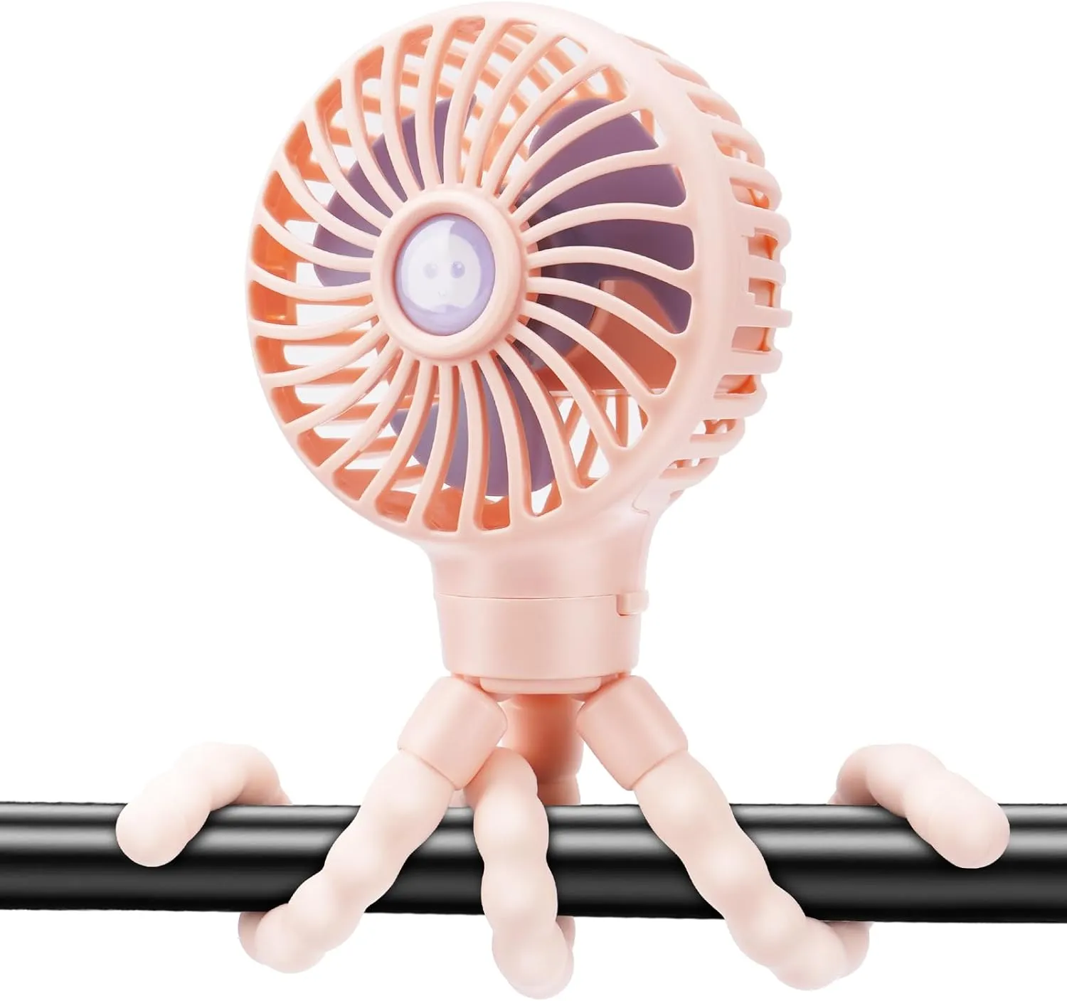 Rechargeable Stroller Fan Portable Small Handheld Mini Car Seat Clip On Fan With Removable Tripod 3 Speed 360 Rotate 2500 mAh Battery for Stroller Push Chair Crib Office Treadmill Bike and Travel 360-degree rotating fan for home use