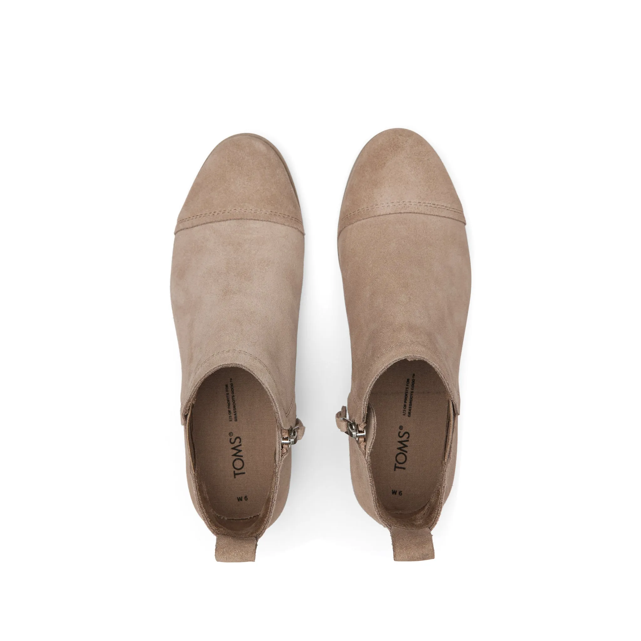 Reese Taupe Suede Ankle Boot