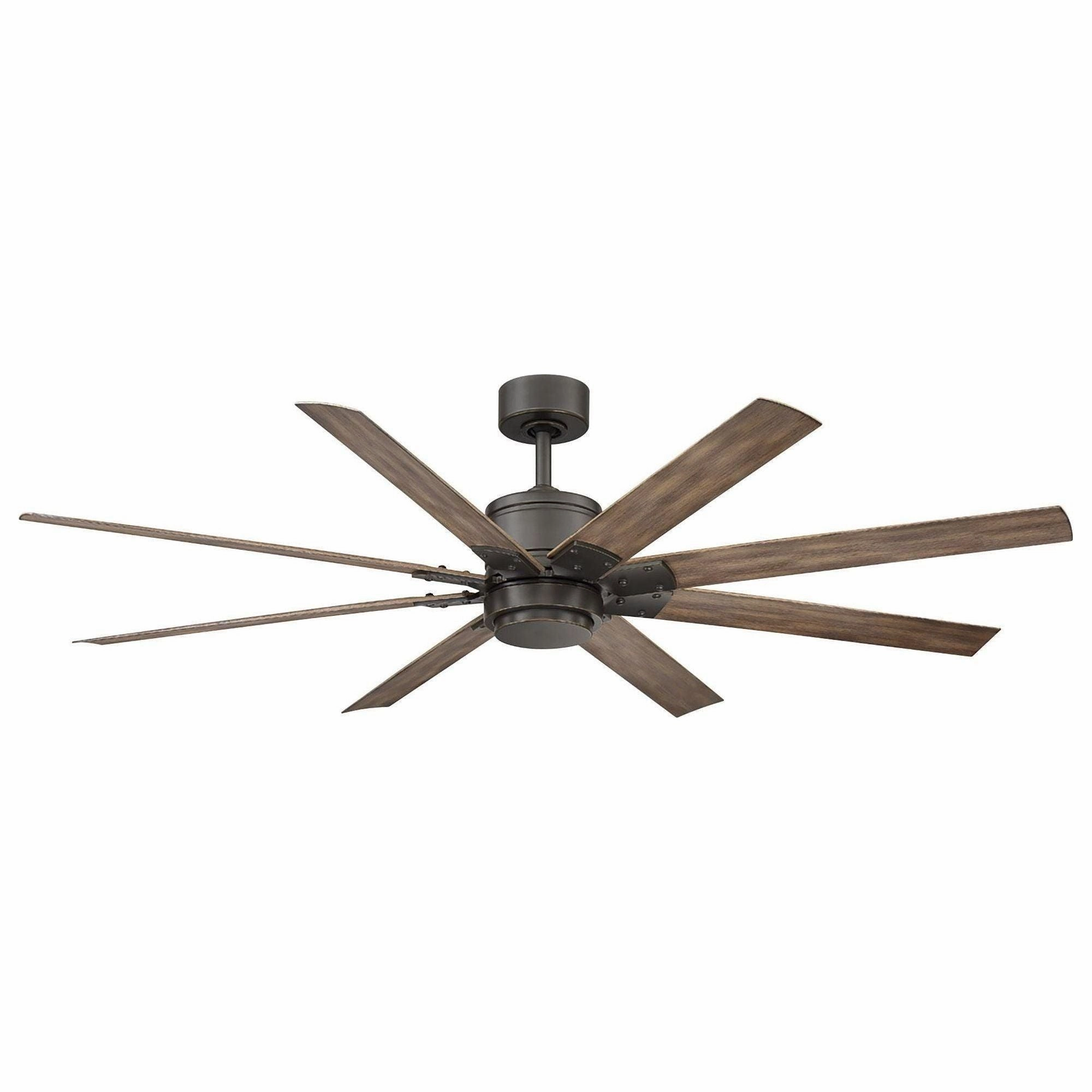 Renegade Indoor/Outdoor 8-Blade 66" Smart Ceiling Fan with LED Light Kit and Remote Control