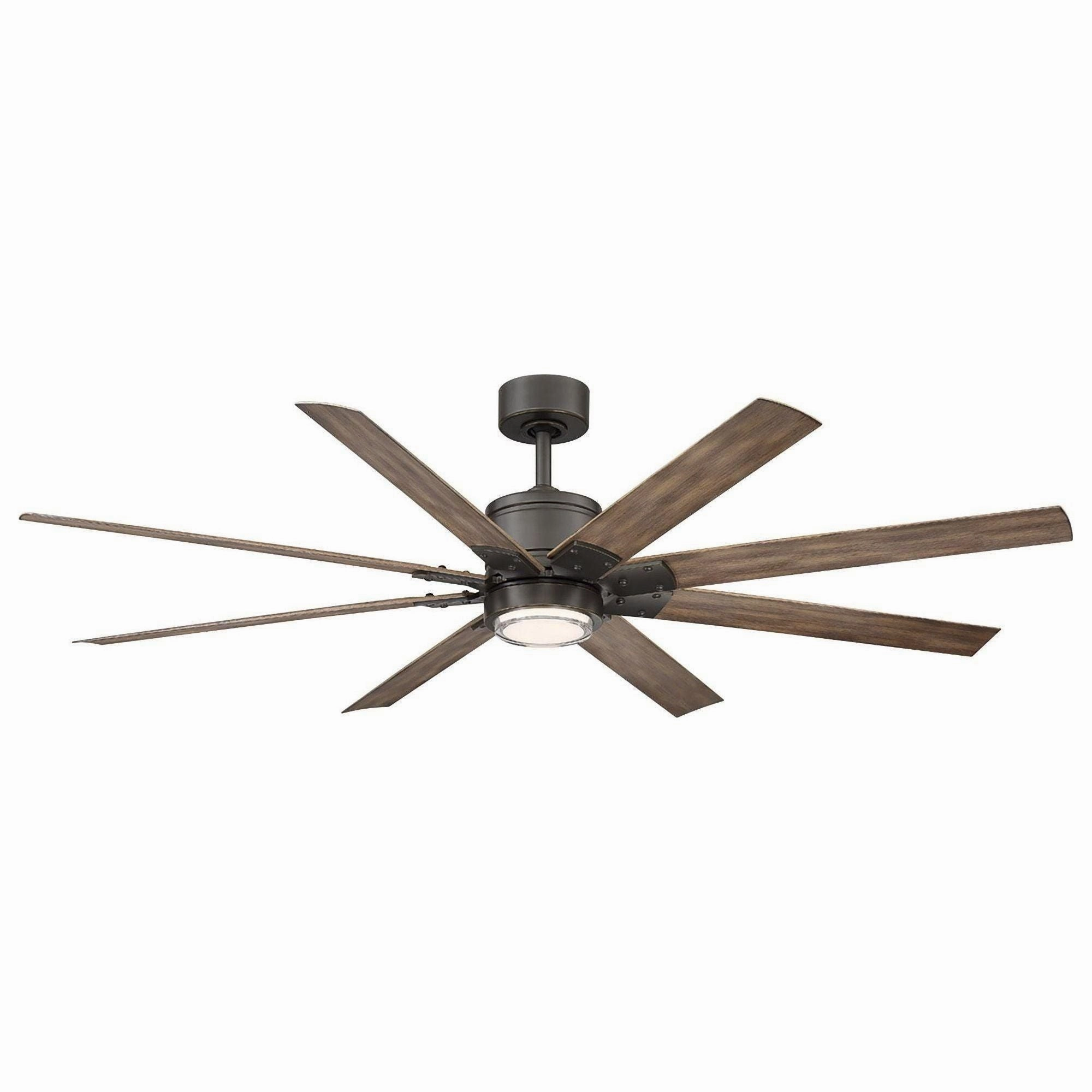 Renegade Indoor/Outdoor 8-Blade 66" Smart Ceiling Fan with LED Light Kit and Remote Control