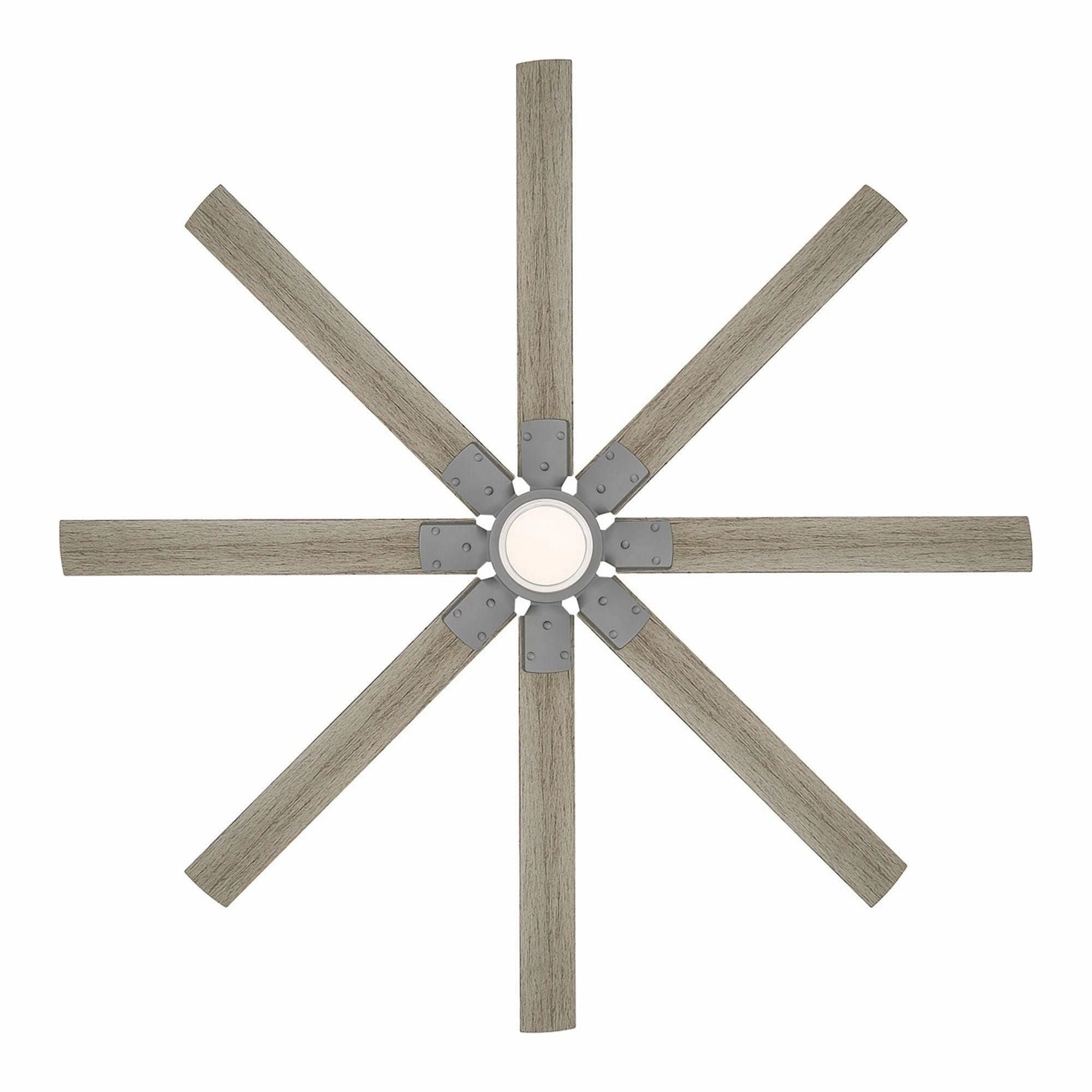 Renegade Indoor/Outdoor 8-Blade 66" Smart Ceiling Fan with LED Light Kit and Remote Control