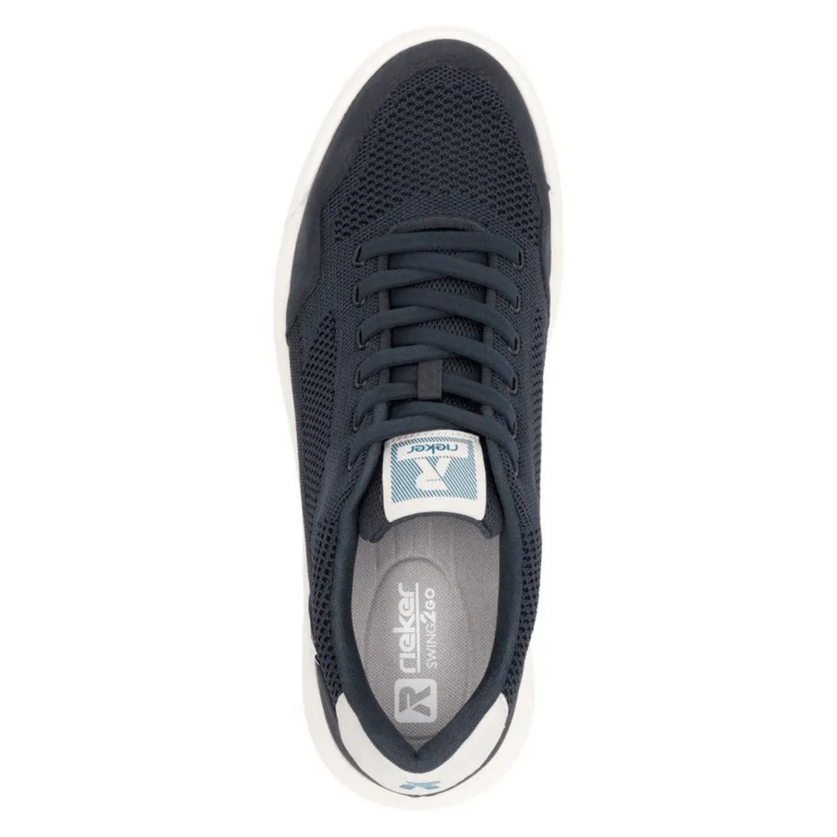 Rieker Men's U1104-14 Asa Pacific Blue/Marino Rieker Shoes