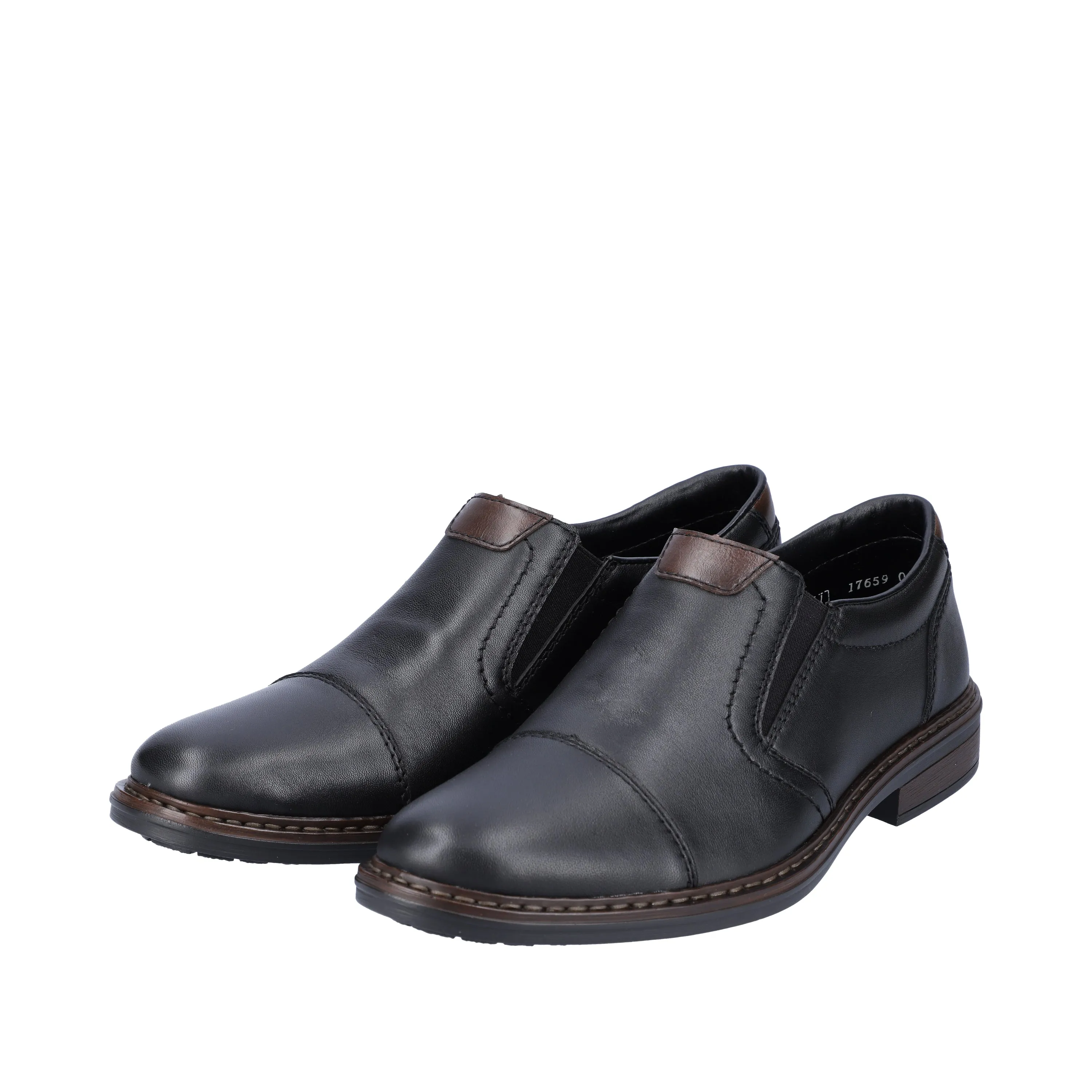 Rieker Shoes 17659-00 Slip On Dress Black