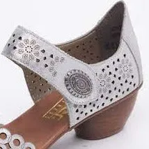 Rieker Shoes 43753-90 Silver Metallic Mary Jane