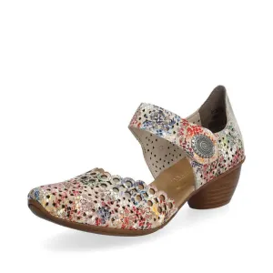 Rieker Shoes 43753-91 Floral Multi Mary Jane