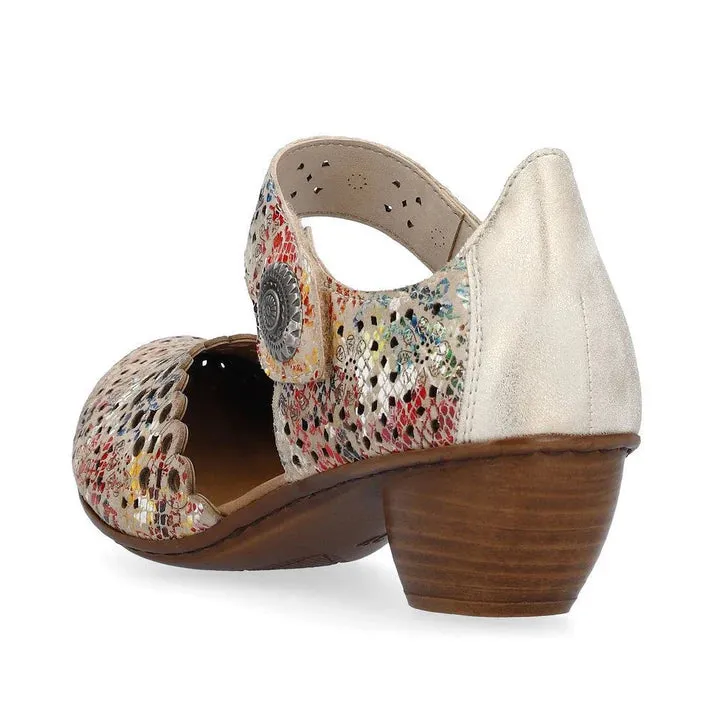 Rieker Shoes 43753-91 Floral Multi Mary Jane
