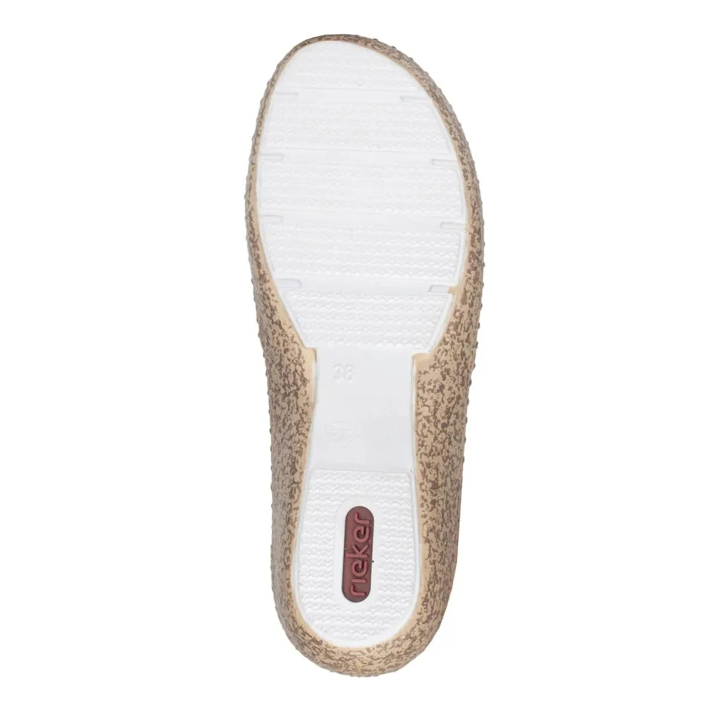 Rieker Shoes 44854-14 Navy Slip On
