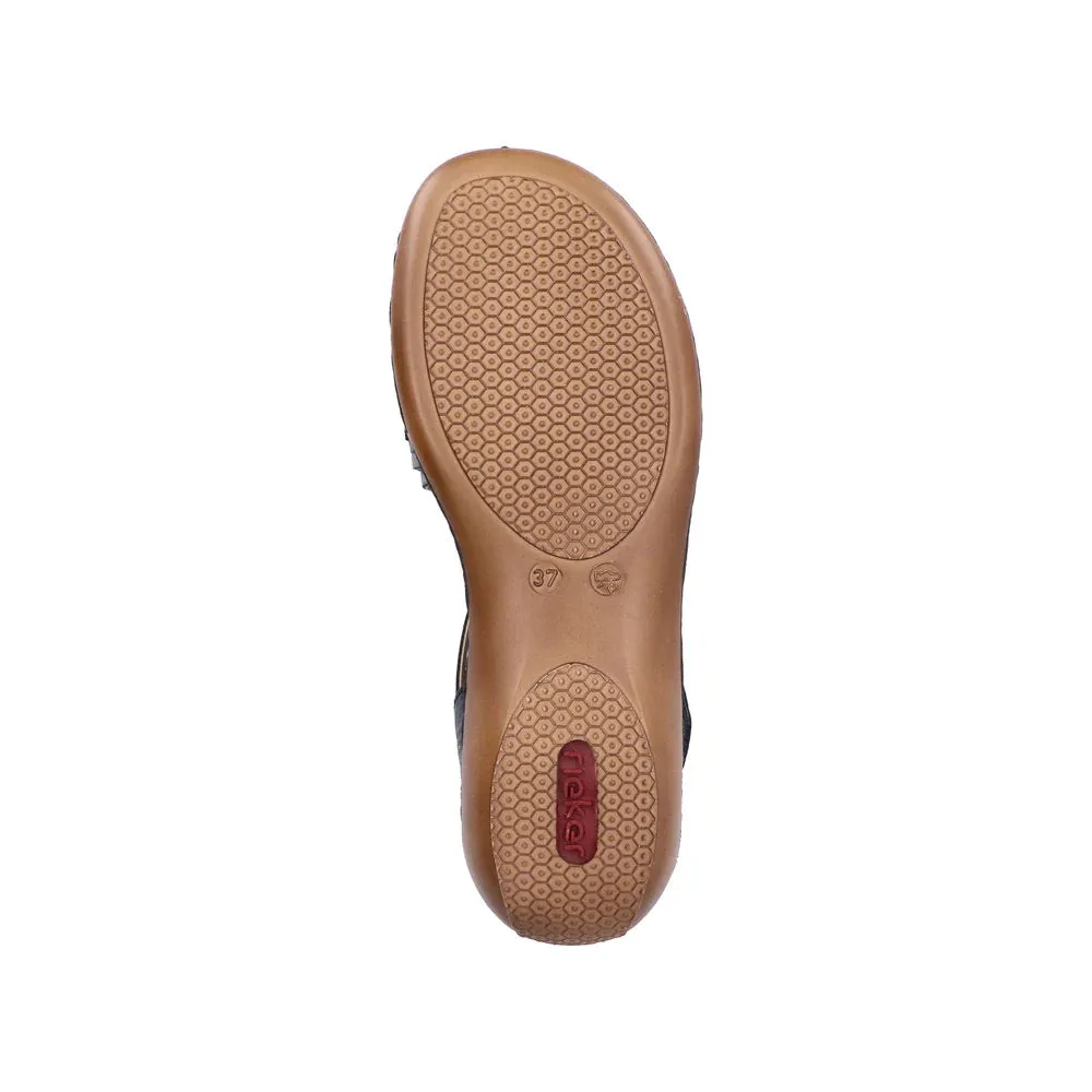 Rieker Shoes 65964-12 Velcro Z-Strap Ocean