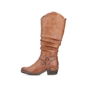 Rieker Shoes 93670-24 Cinnamon Tall Boot Lined RTex
