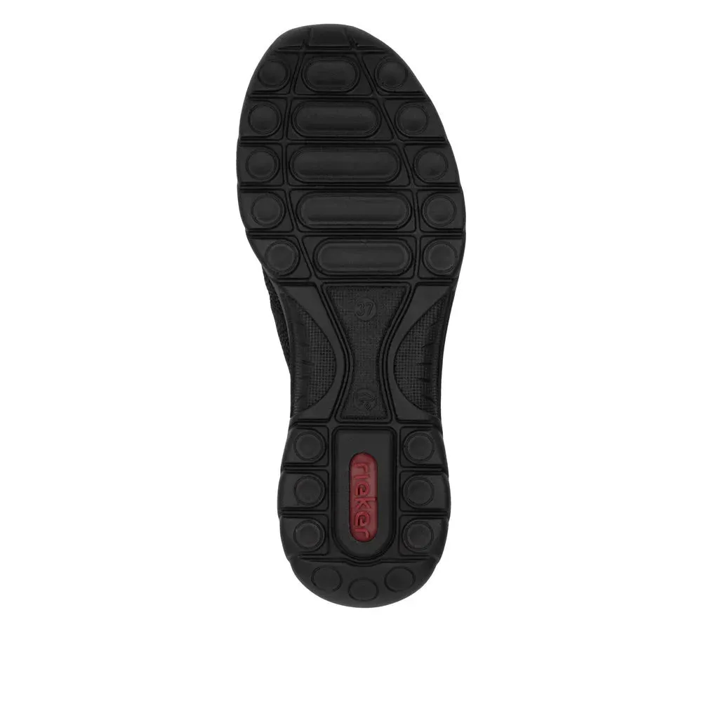 Rieker Shoes L32F1-00 Black Ready 2 Go Bungee Lace