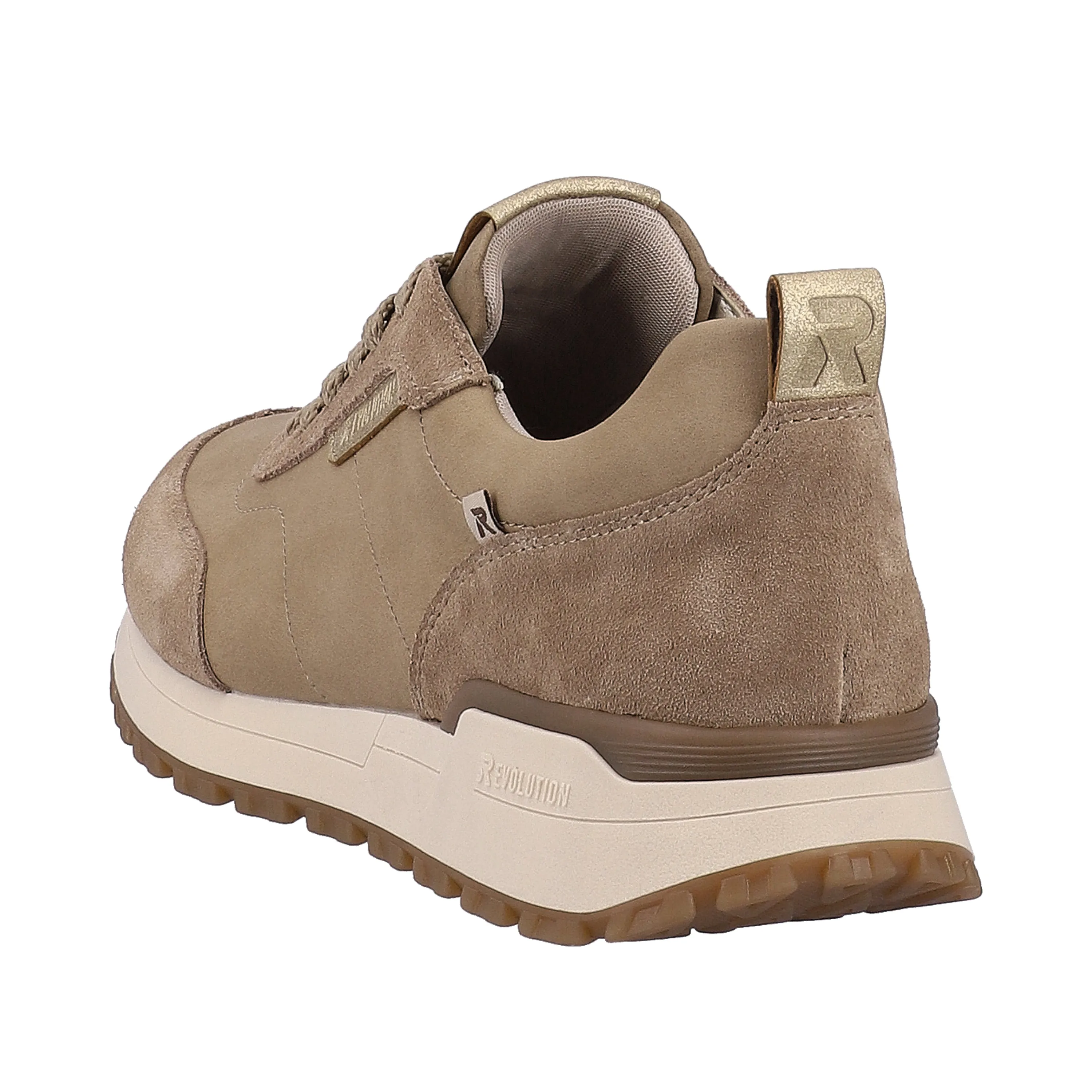 Rieker Shoes W0603-20 Camel/Ginger Lace Up