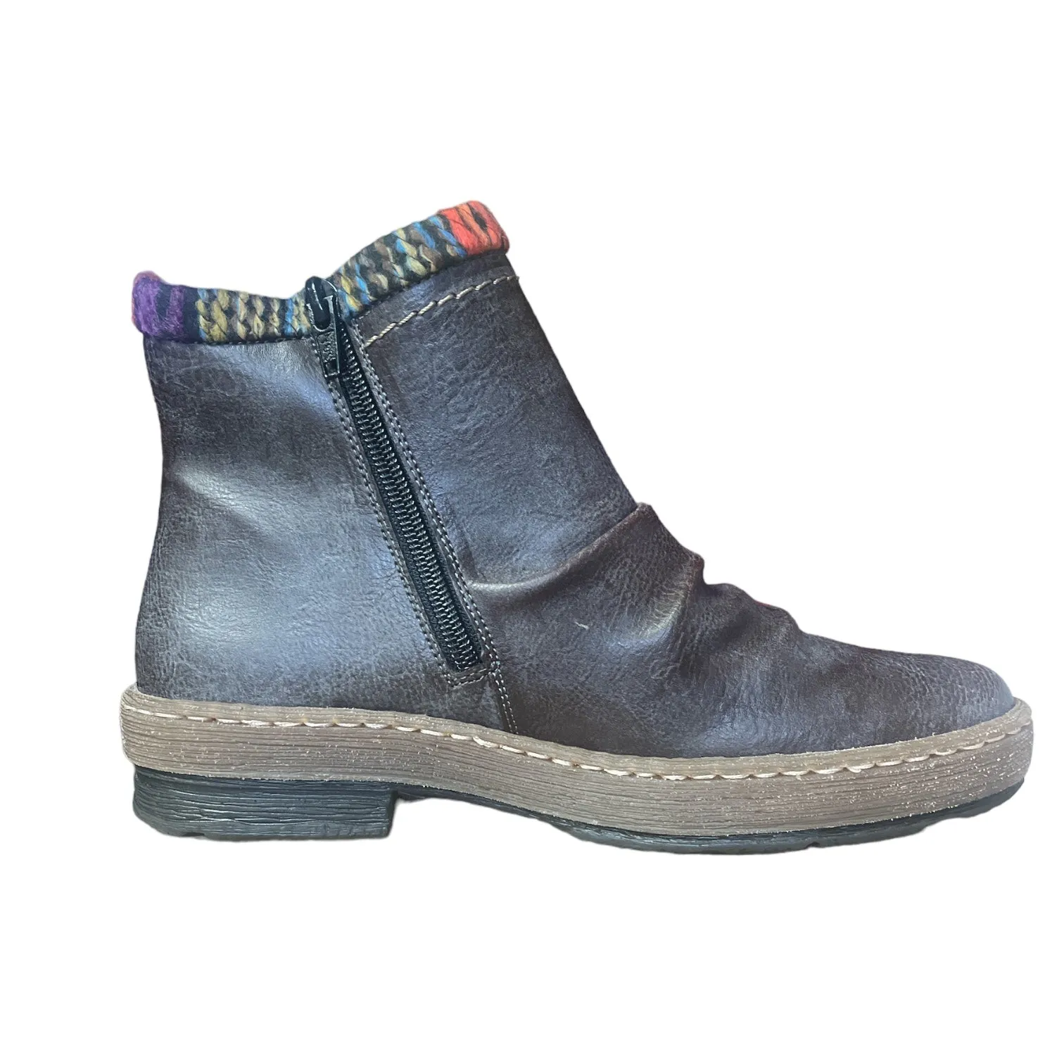 Rieker Shoes Z6755-45 Slip On Knit Cuff