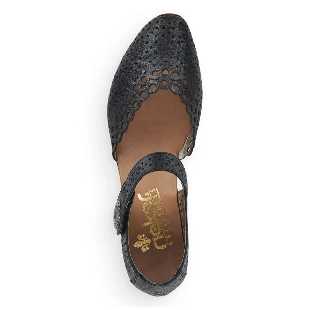 Rieker Women's 43753-02 Mirjam Black Patent Rieker Shoes