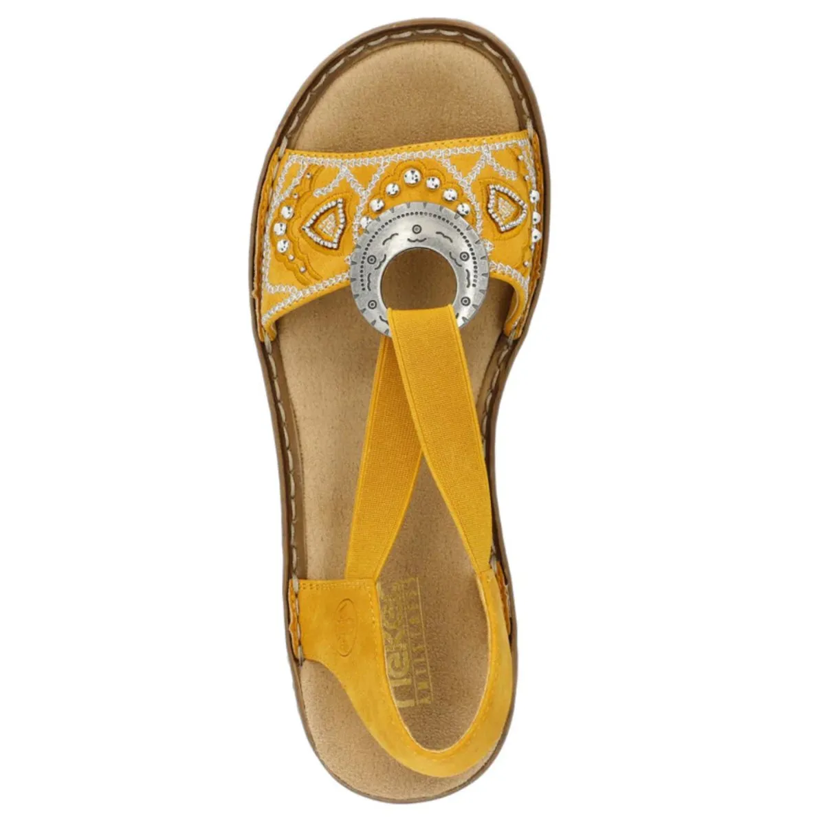 Rieker Women's 608B9-68 Regina Yellow Rieker Shoes