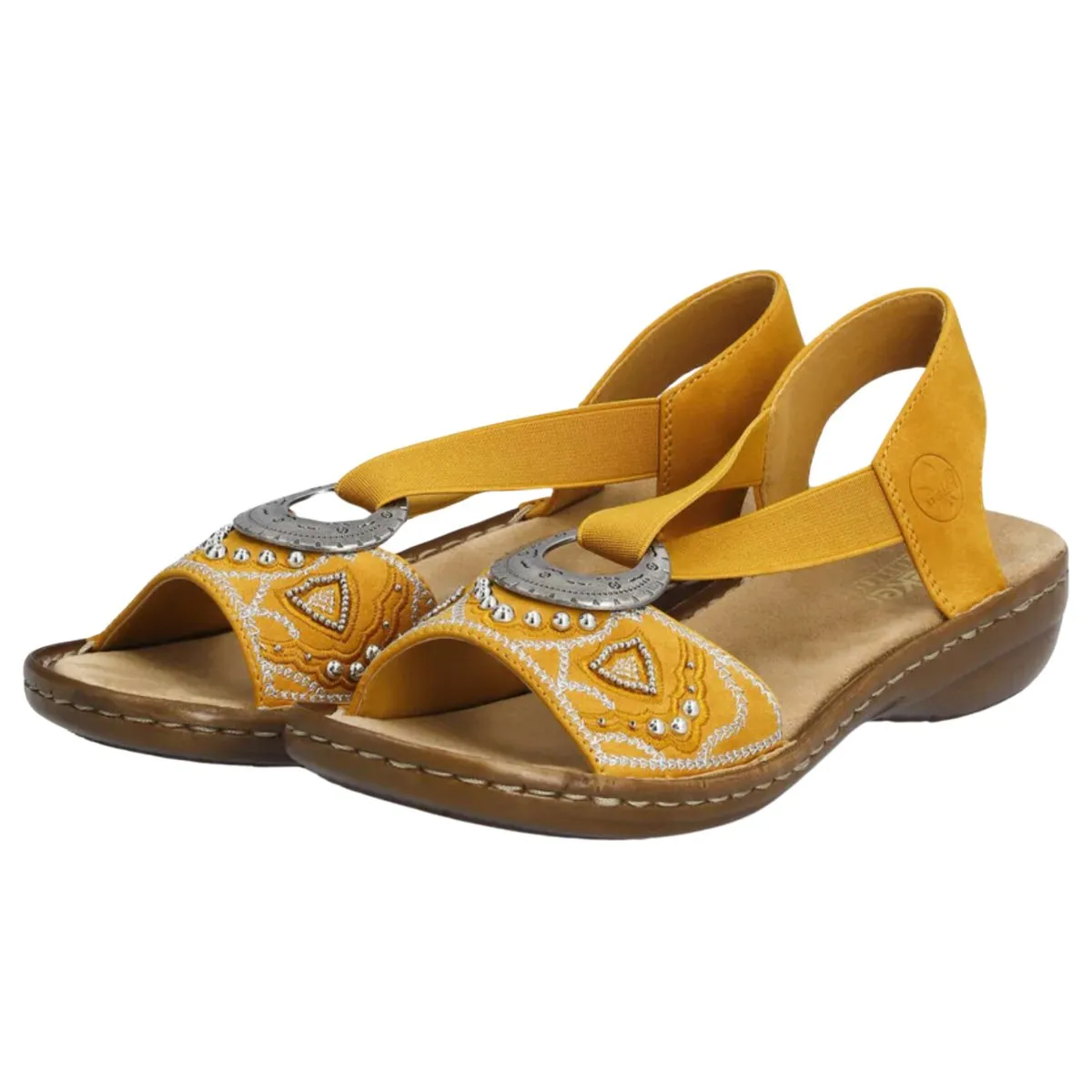 Rieker Women's 608B9-68 Regina Yellow Rieker Shoes