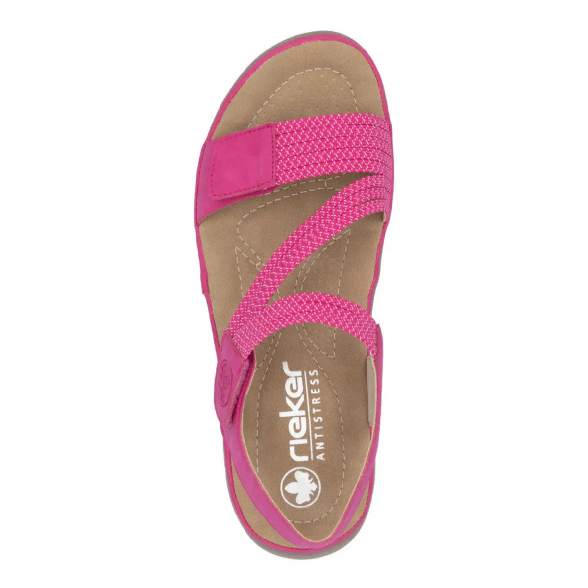 Rieker Women's 64870-31 Franja Fuchsia/White Rieker Shoes
