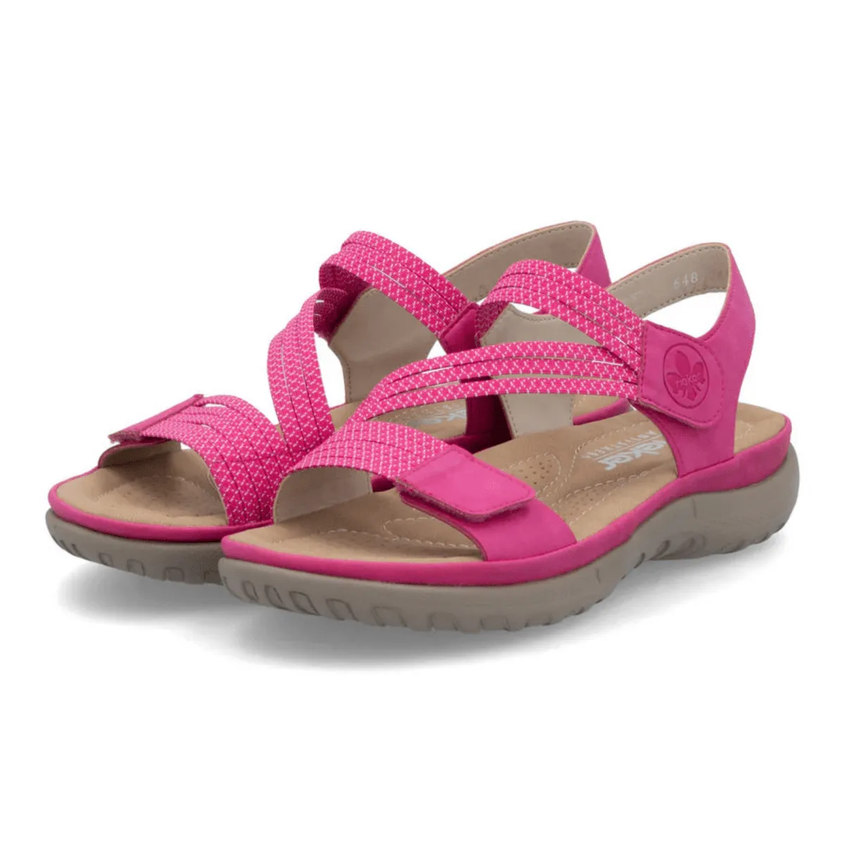 Rieker Women's 64870-31 Franja Fuchsia/White Rieker Shoes