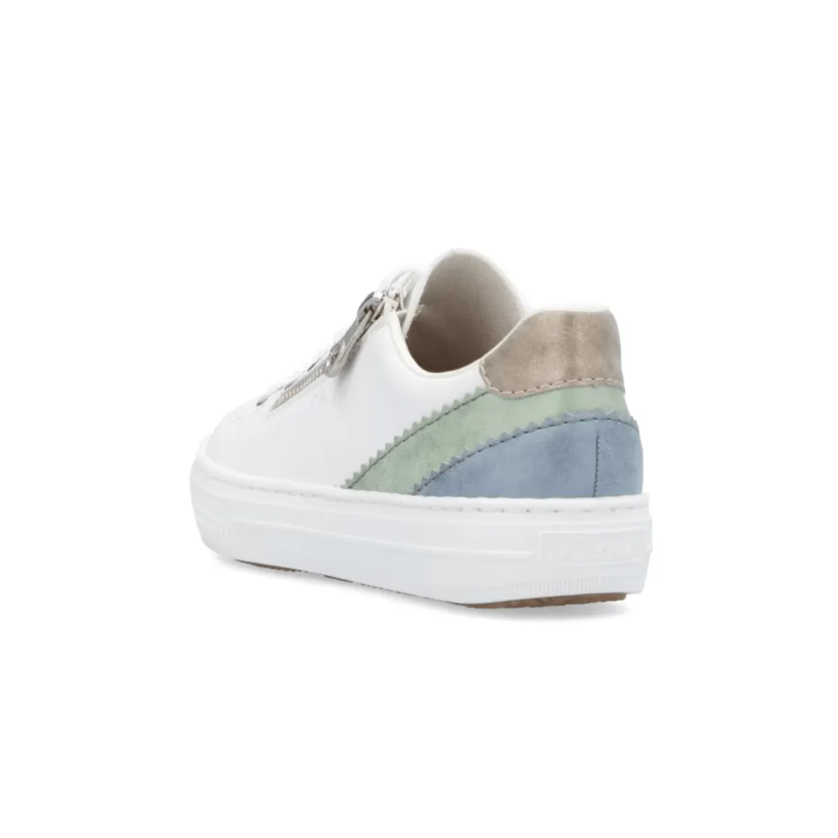 Rieker Women's L5900-80 Enya White/Mint/Blue/Pearl Rieker Shoes