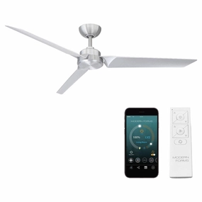 Roboto Indoor/Outdoor 3-Blade 62" Smart Ceiling Fan with Remote Control smart ceiling fans with voice control