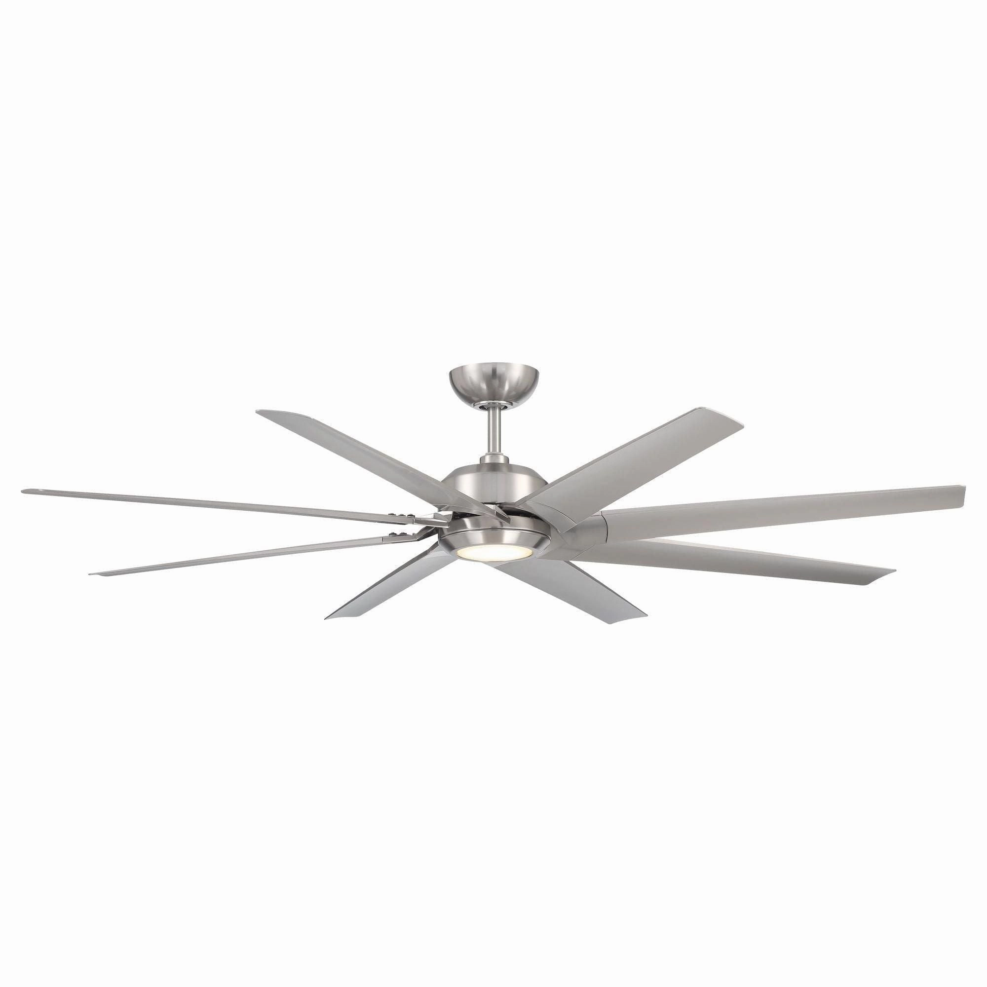 Roboto XL Indoor/Outdoor 8-Blade 70" Smart Ceiling Fan with LED Light Kit and Remote Control