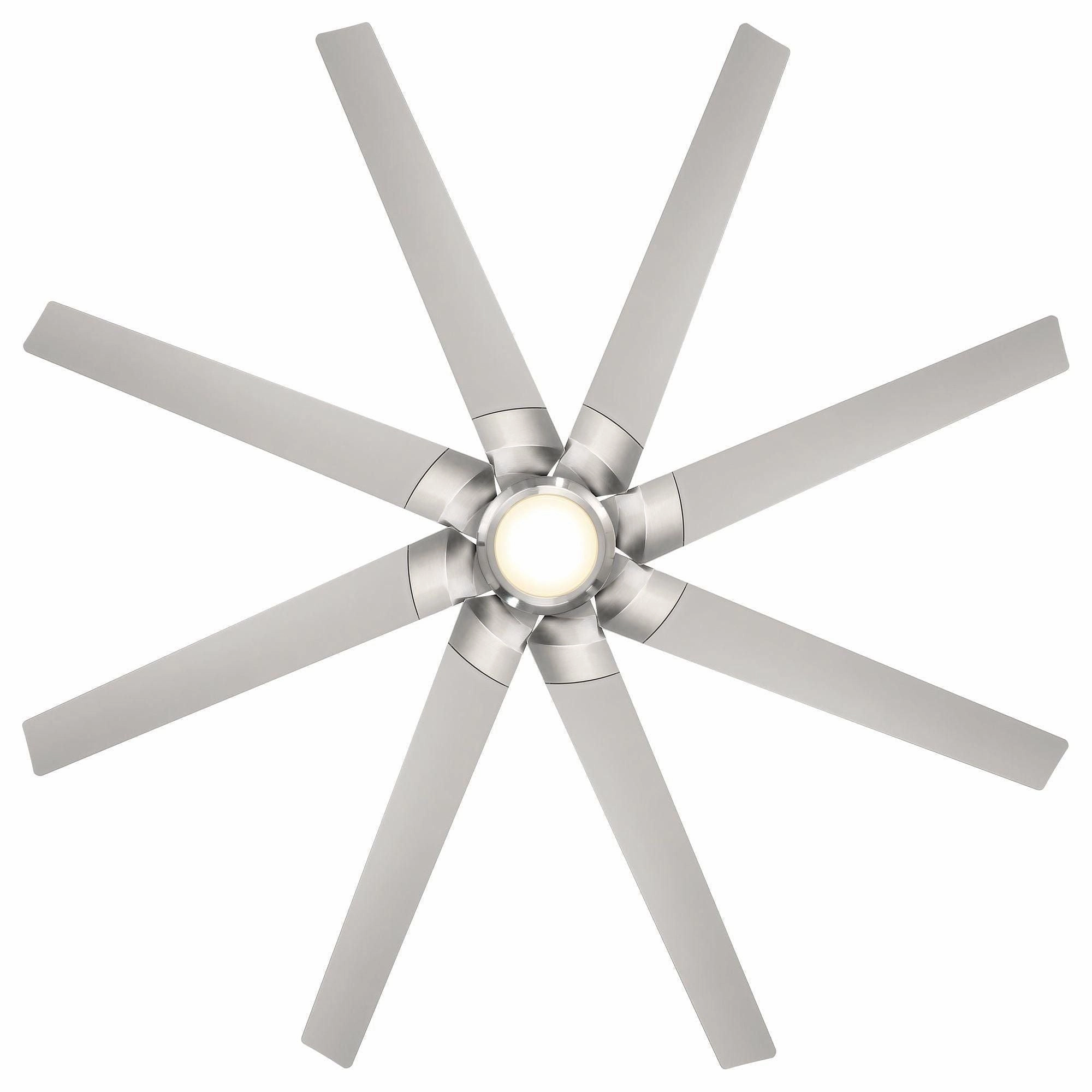 Roboto XL Indoor/Outdoor 8-Blade 70" Smart Ceiling Fan with LED Light Kit and Remote Control