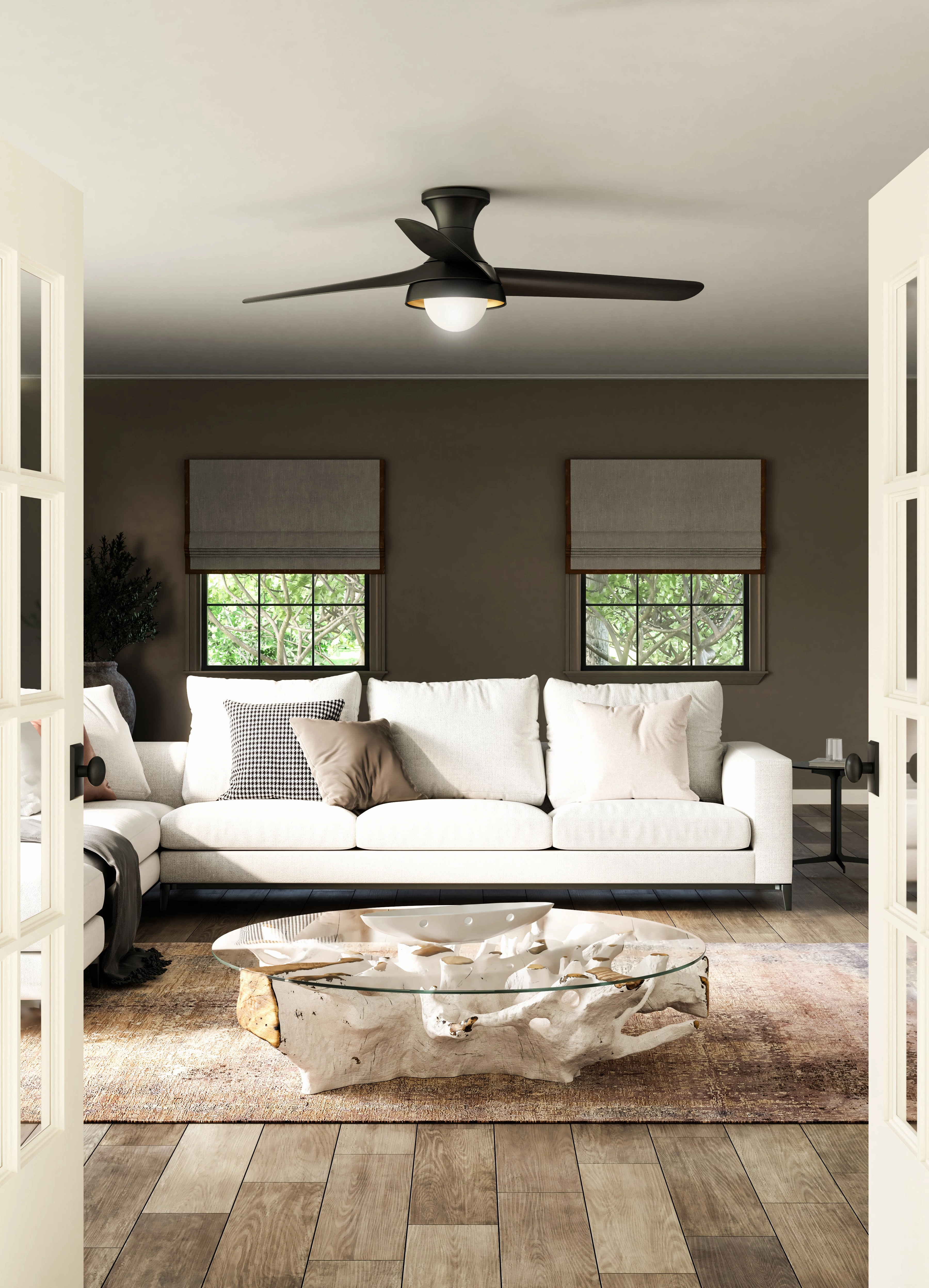 Rubio-H 54"Ceiling Fan Matte Black
