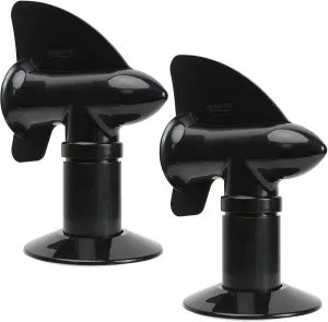 RV Sewer Vent, RV Rotating Sewer Vent Cover, 360 Rotating Siphon RV Vent for Holding Tank - Black, 2 Pack 360-degree rotating fan for home use
