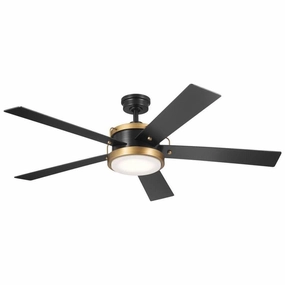 Salvo 56" Ceiling Fan ceiling fans with integrated LED lighting