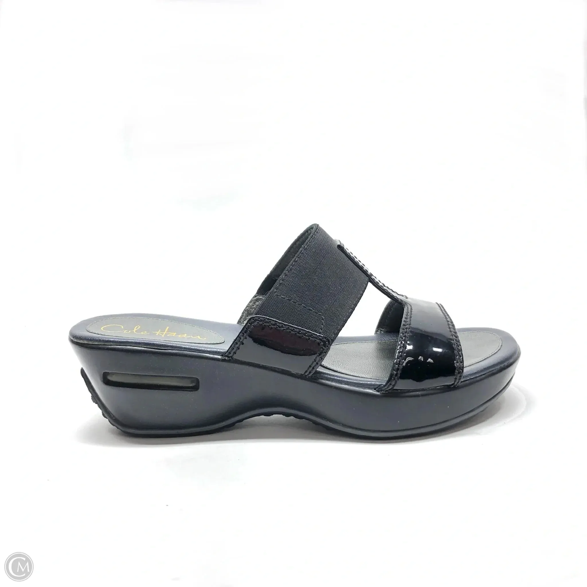 Sandals Flats By Cole-haan In Black & Blue, Size: 7