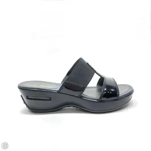 Sandals Flats By Cole-haan In Black & Blue, Size: 7