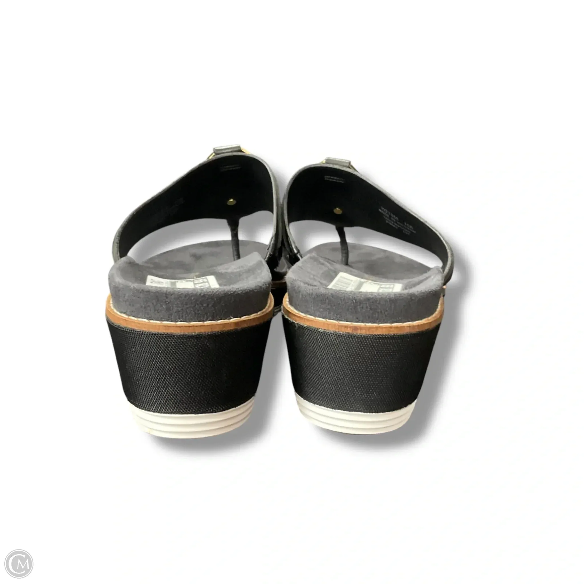Sandals Flats By Cole-haan In Black & White, Size: 10