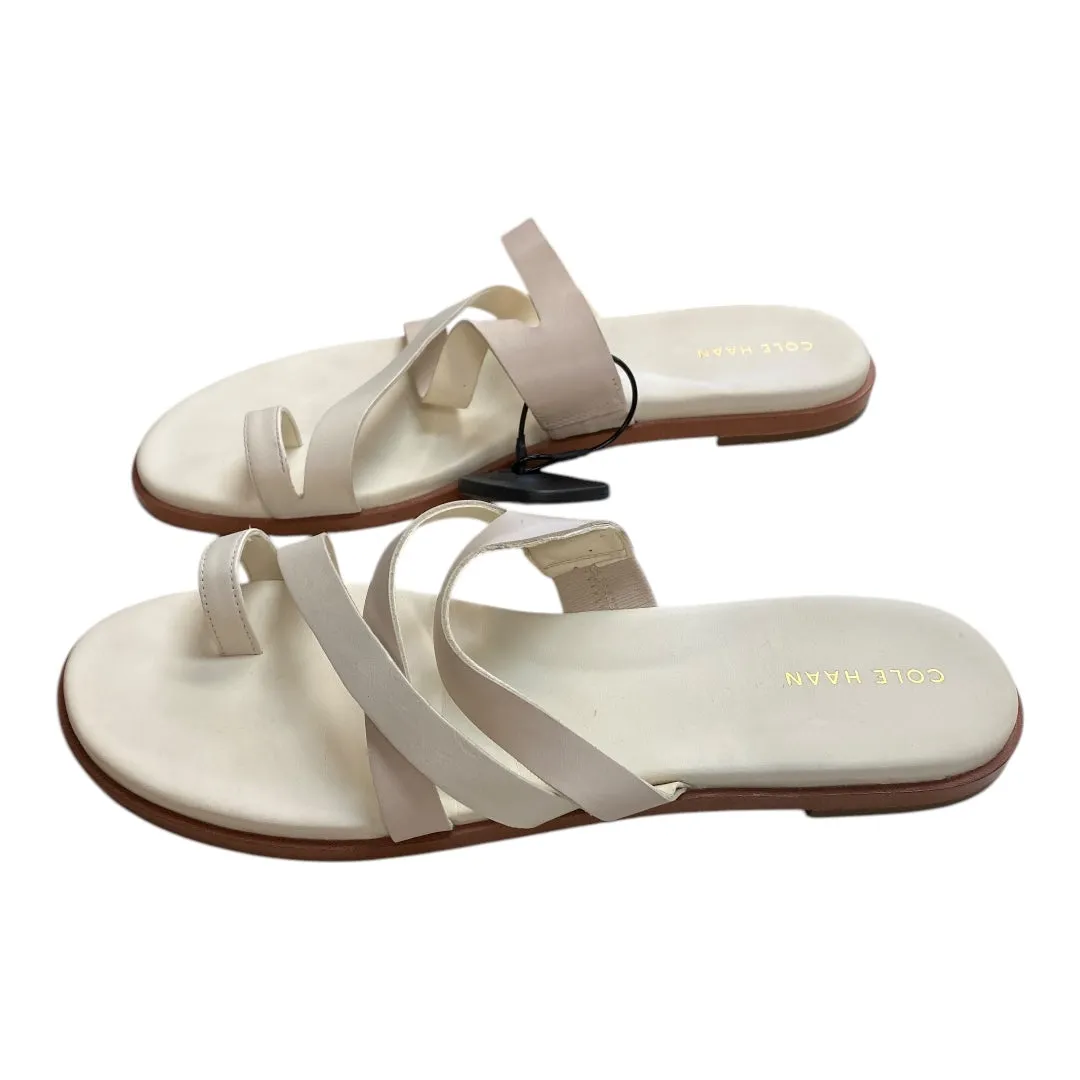 Sandals Flats By Cole-Haan In Cream, Size:9 cole haan
