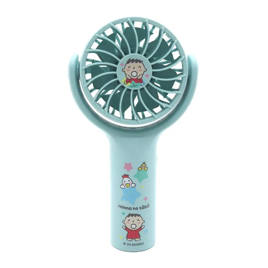SANRIO USB HANDY FAN(2024) - MINNA NO TABO neck fans for hands-free cooling comfort