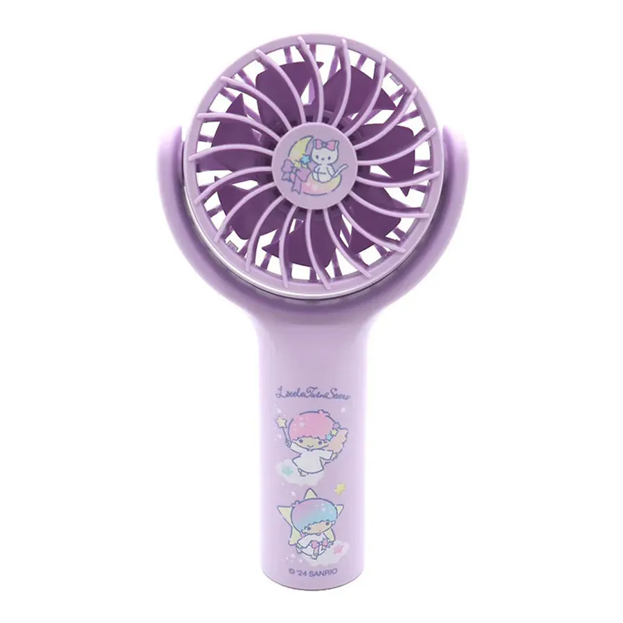 SANRIO USB HANDY FAN(2024) - TWIN STARS neck fans for hands-free cooling comfort