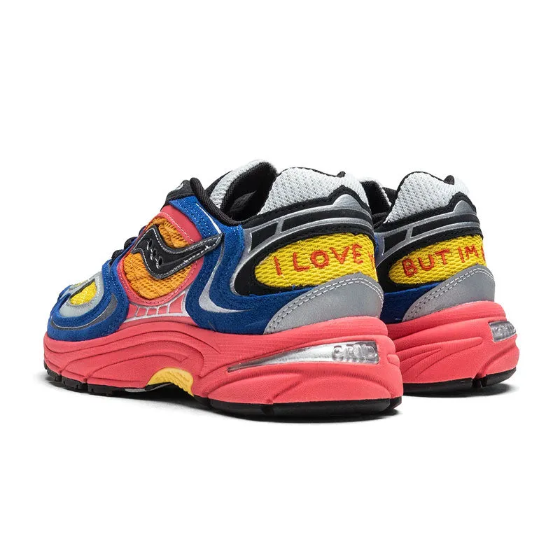 Saucony Grid Jazz 9 Jae Tips I Love You But I’m Busy Blue/Orange/Yellow/Pink S70864-3