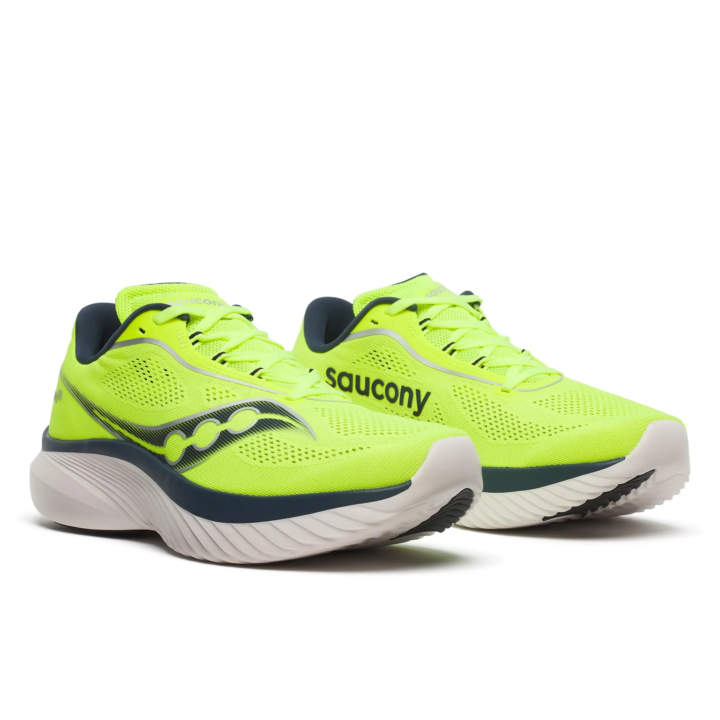 Saucony Kinvara 15 Men's Running Shoes Citron/Navy AW24 Shoes_Saucony