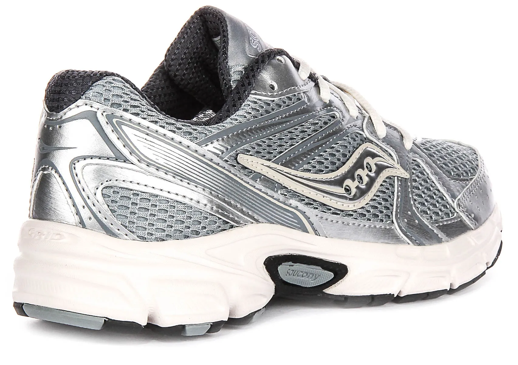 Saucony Ride Millennium In Silver white For Women Shoes Saucony