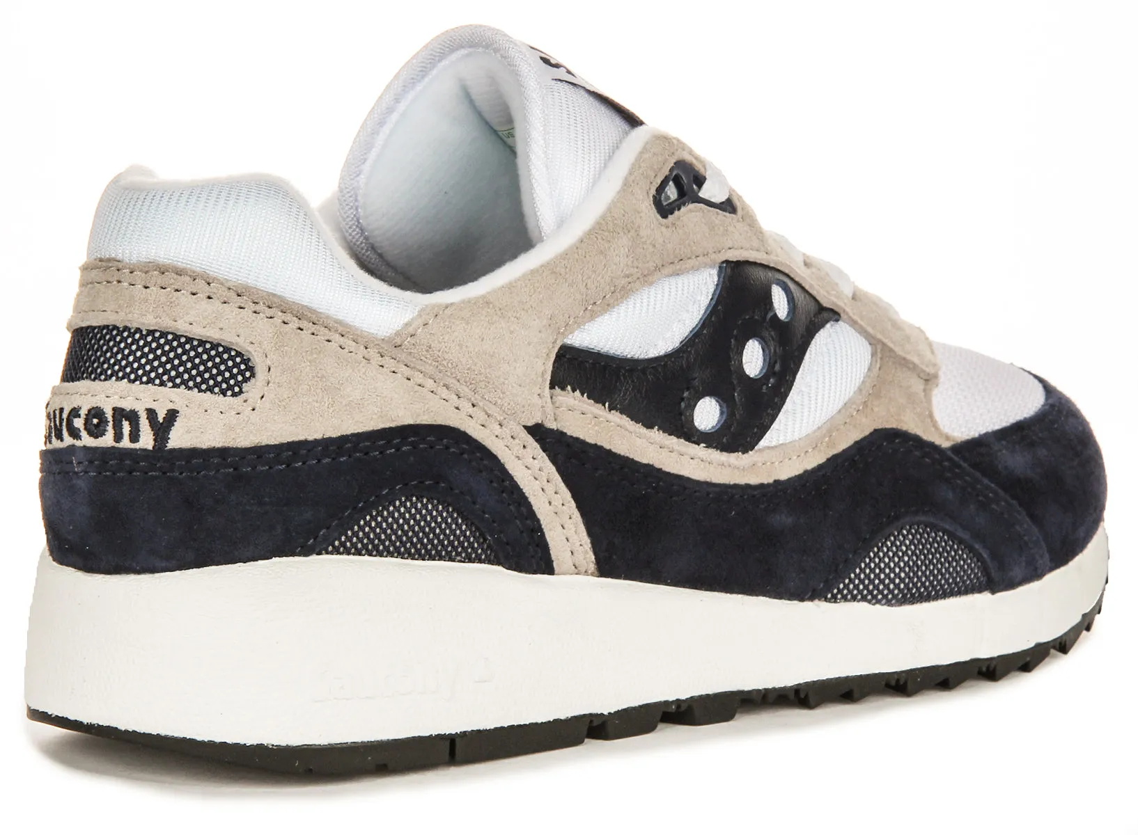 Saucony Shadow 6000 In White Navy Shoes Saucony
