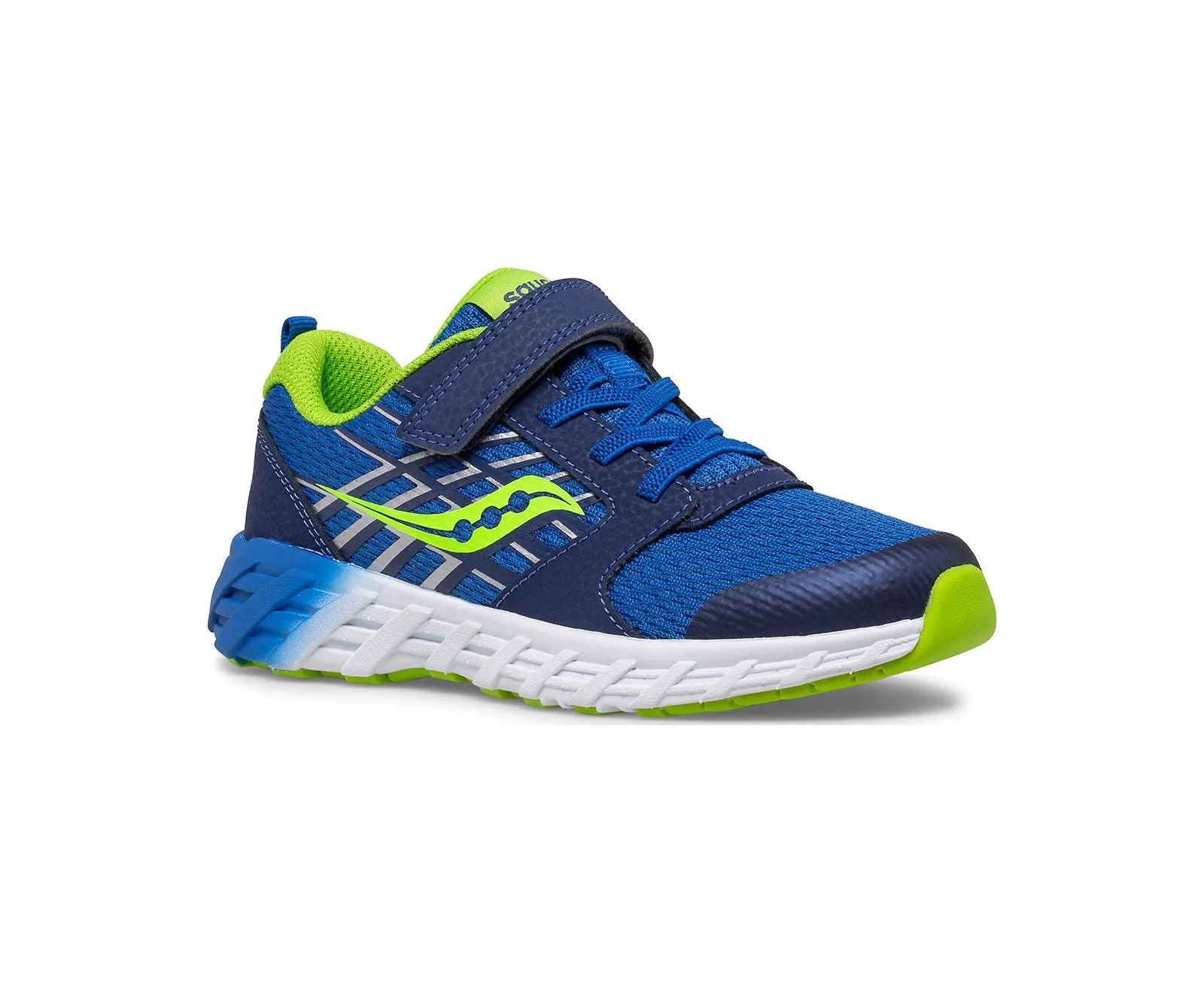 Saucony Shoes Wind A/C 2.0 Blue/Green (10.5c-4y)