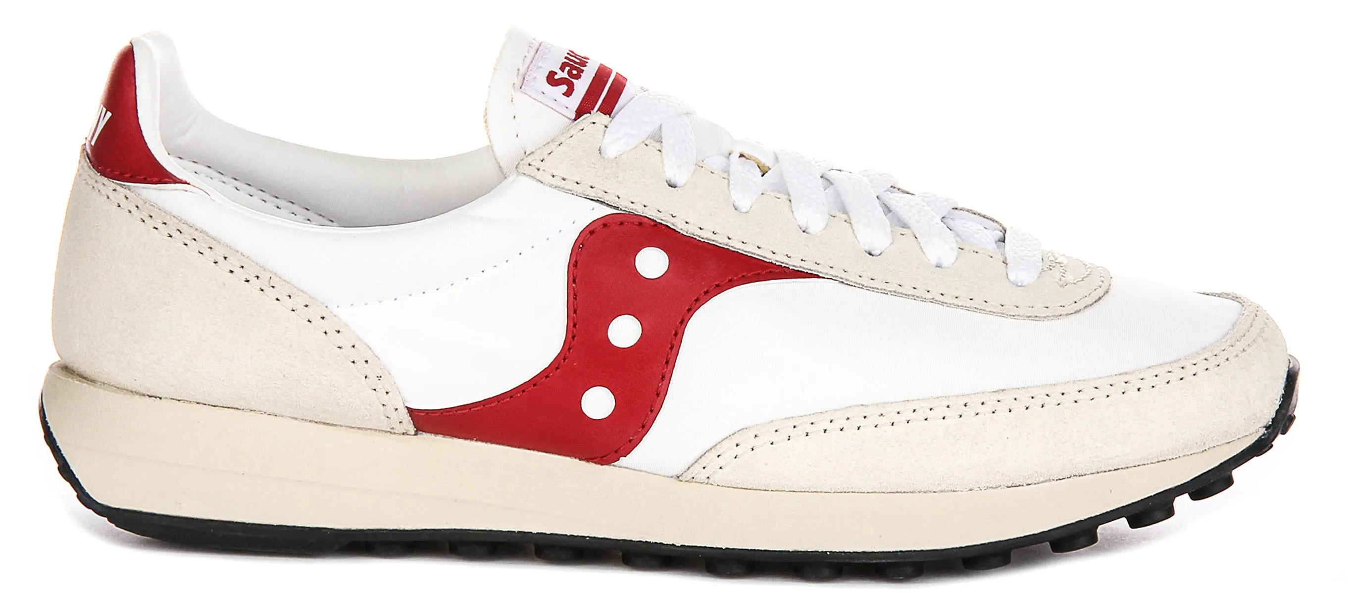 Saucony Trainer 80 In White Red Shoes Saucony