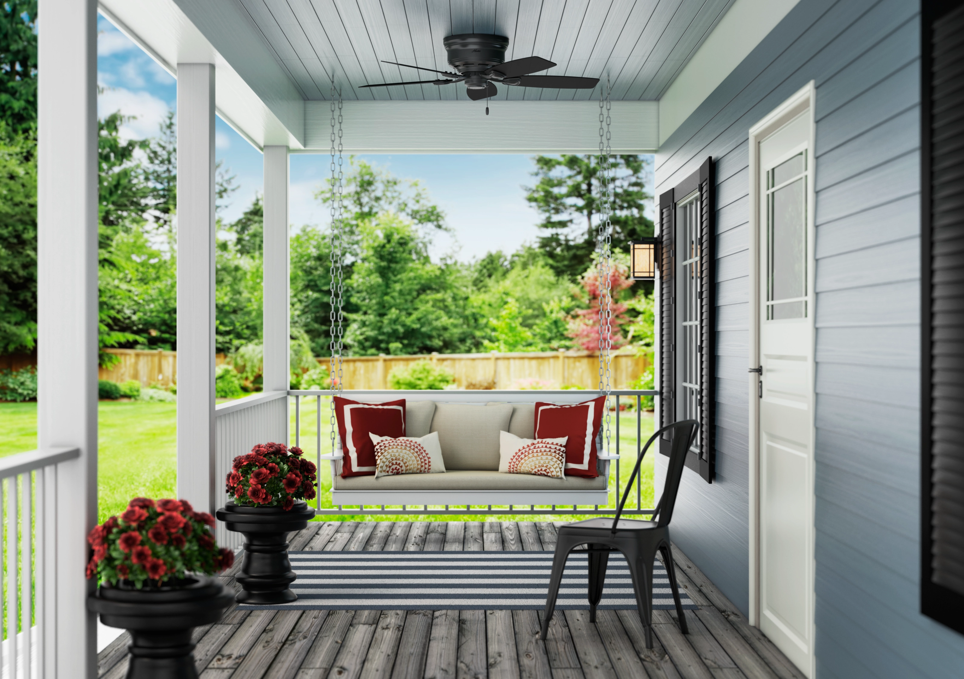 Sea Wind 48"Ceiling Fan Matte Black